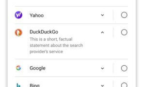 Google drops the auction from its search choice screen